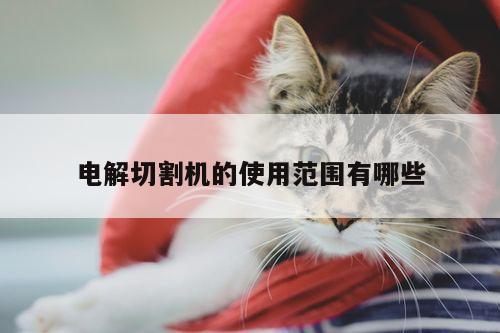 易游体育_电解切割机的使用范围有哪些