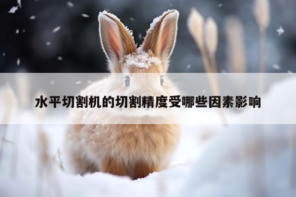 水平切割机的切割精度受哪些因素影响_yy易游体育