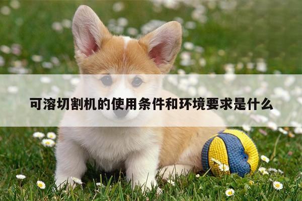 yy易游体育:可溶切割机的使用条件和环境要求是什么