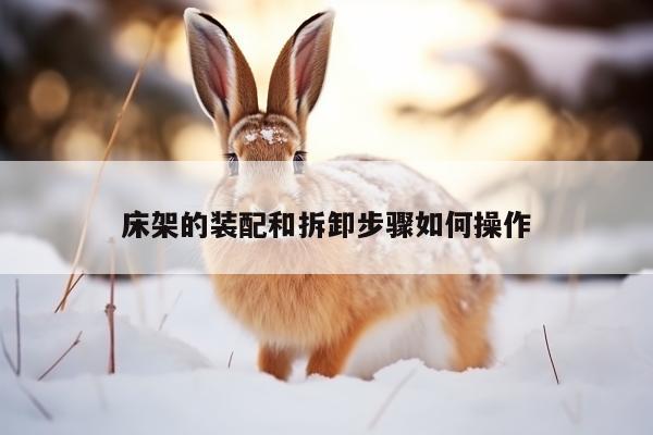 易游体育_床架的装配和拆卸步骤如何操作